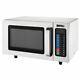 Buffalo Programmable Commercial Microwave Oven In Silver Stainless Steel 1000w