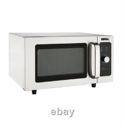 Buffalo Stainless Steel Manual Commercial Microwave Oven 1000W FB861