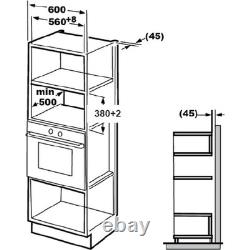 Built-In Beko Microwave with Grill, Digital LED Display 1000W 25L