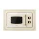 Built In Microwave Grill Kitchen Retro 20 L 1000 W Defrost Stainless Steel Ivory