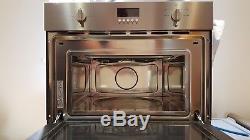 Built in smeg stainless steel single oven and Built in microwave with grill
