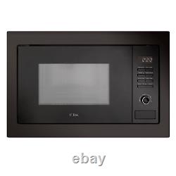 CDA Black Built-in Microwave with Grill 25L 900W VM230BL + 5/2 Year Warranty