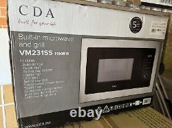 CDA Built-In Microwave with Grill Stainless Steel VM231SS