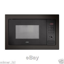 CDA VM130BL Kitchen Cabinet Unit Integrated Built in Microwave Oven in Black