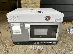 CDA VM130SS 25L Stainless steel & black integrated 900W microwave oven NEW & BOX