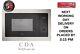 Cda Vm131ss 25l Stainless Steel & Black Integrated Built In 900w Microwave Oven