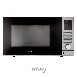 CDA VM201SS Stainless Steel 25L Freestanding 900W Digital LED Microwave Oven