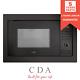 Cda Vm230bl Black Built-in Microwave With Grill (25l 900w) + 5/2 Year Warranty