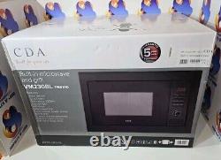 CDA VM230BL Black Built-in Microwave with Grill 25L 900W 5 Year Warranty M