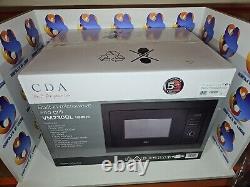 CDA VM230BL Black Built-in Microwave with Grill 25L 900W 5 Year Warranty M