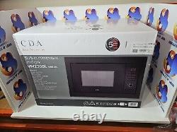 CDA VM230BL Black Built-in Microwave with Grill 25L 900W 5 Year Warranty M