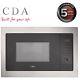 Cda Vm230ss Built In Microwave Oven & Grill In Stainless Steel & Black