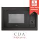 Cda Vm231bl 25l Black 900w Integrated Combination Microwave Oven And Grill