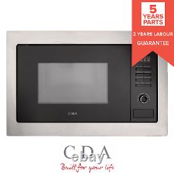 CDA VM231SS Stainless Steel 900W Integrated Combination Microwave Oven And Grill