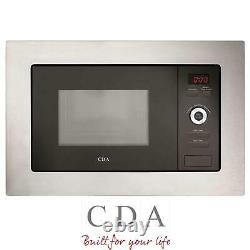 CDA VM550SS 17L 700W Slim Built-in Wall Unit Stainless Steel Microwave Oven