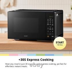 COMFEE' 23L Digital Solo Microwave Oven, 900W Compact Countertop Microwave with