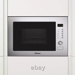 Candy MIC25GDFX Stainless Steel Built In Microwave with Grill 25L