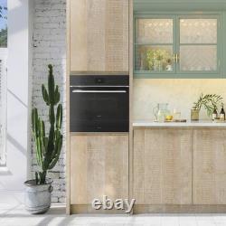 Caple CM108 Built-In Microwave Black Glass & Stainless Steel NEW