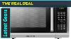 Chefman Countertop Microwave Oven 0 9 Cu Ft Digital Stainless Steel Microwave 900 Watt With