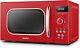 Comfee' Retro Style 800w 20l Microwave Oven 8 Auto Menus Digital Display Timer