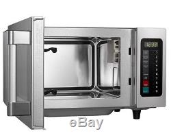 Commercial Microwave Oven 1000W Stainless Steel Kitchen Catering Program Auto