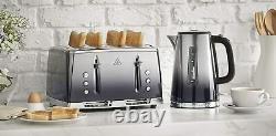 Complete Kitchen Set Ombre Kettle Toaster Microwave Oven Bread Bin Canisters NEW