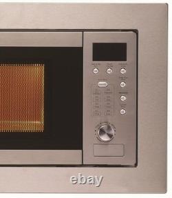 Cookology 20L Built-In Microwave Oven With Auto Cooking 800W S/Steel IM20LSS