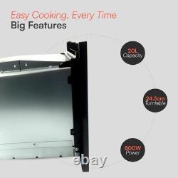 Cookology 20L Built In Microwave with Auto Defrost 8 Auto Programs IM20LBK