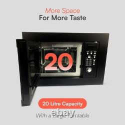 Cookology 20L Built In Microwave with Auto Defrost 8 Auto Programs IM20LBK