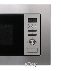 Cookology BM20LIX 60cm 800W 20L Built-in Integrated Microwave in Stainless Steel