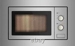 Cookology IM17LSS Built-in Microwave in Stainless Steel integrated Frame Trim