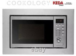 Cookology IM20LSS 20L 800W 60cm Integrated Built-in Microwave Stainless Steel