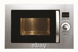 Cookology Stainless Steel Built-in Combi Microwave Oven & Grill Integrated 25L