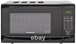 Cookworks 700W Standard Microwave EM7 Porridge Or Reheating Leftovers Black