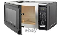 Cookworks 700W Standard Microwave EM7 Porridge Or Reheating Leftovers Black