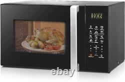 Countertop Microwave Oven Grill 900W 25L with Digital Controls Turntable