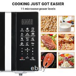 Countertop Microwave Oven with Grill 900W 25L 11 Optional Microwave Power Levels