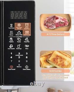 Countertop Microwave Oven with Grill 900W 25L 11 Power Levels Easy Clean