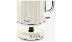 Cream Breville Kettle and Toaster Set & Russell Hobbs Microwave & Canister Set