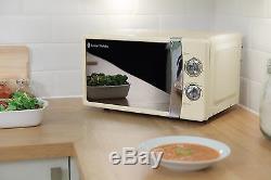 Cream Russell Hobbs Stainless Steel Microwave, Legacy Kettle+4-Slice Toaster SET