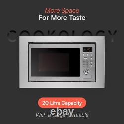 DENT Cookology IM20LSS 20 L Integrated Built-in Microwave 800W Stainless Steel