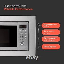 DENT Cookology IM20LSS 20 L Integrated Built-in Microwave 800W Stainless Steel