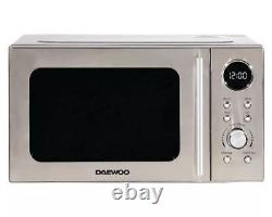 Daewoo 20L 700W Microwave w Grill Stainless Steel