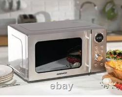 Daewoo 20L 700W Microwave w Grill Stainless Steel