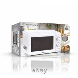 Daewoo 20L 800W 6 Power Levels Manual Stainless Steel Microwave SDA2075 -New