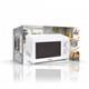 Daewoo 20l 800w 6 Power Levels Manual Stainless Steel Microwave Sda2075 -new