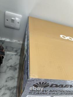 Daewoo 20L 800W 6 Power Levels Manual Stainless Steel Microwave SDA2075 -New