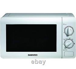 Daewoo 20L 800W 6 Power Levels Manual Stainless Steel Microwave SDA2075 New