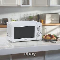 Daewoo 20L White Manual 800W Microwave with Stainless Steel Cavity SDA2075GE