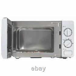 Daewoo 20L White Manual 800W Microwave with Stainless Steel Cavity SDA2075GE